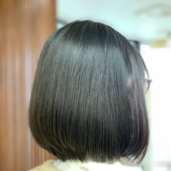 ミディアム/ボブ/髪質改善/美髪チャージ/さらさら/つや髪