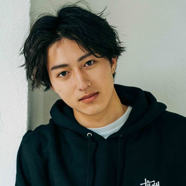 ミディアムメンズパーマ