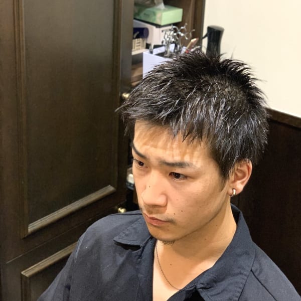 刈り上げない!メンズショート!