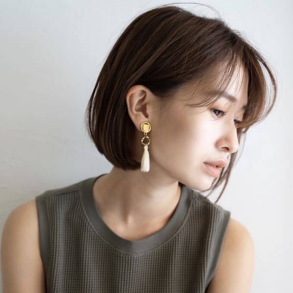 《中目黒サロンe's》横顔の美しいフォルム◎ボブ【佐久間】