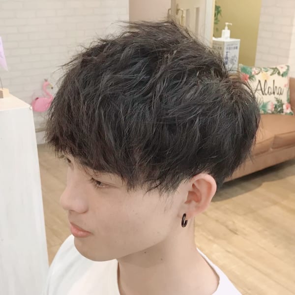 ソフトツイスト×メンズマッシュ