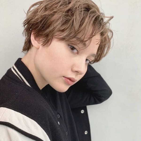 【L.I.G fukuoka】フェミニンマッシュショート