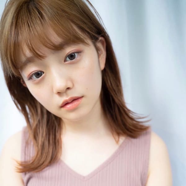 《中目黒サロンe's》秋冬カラー×ストレートミディ【佐久間】