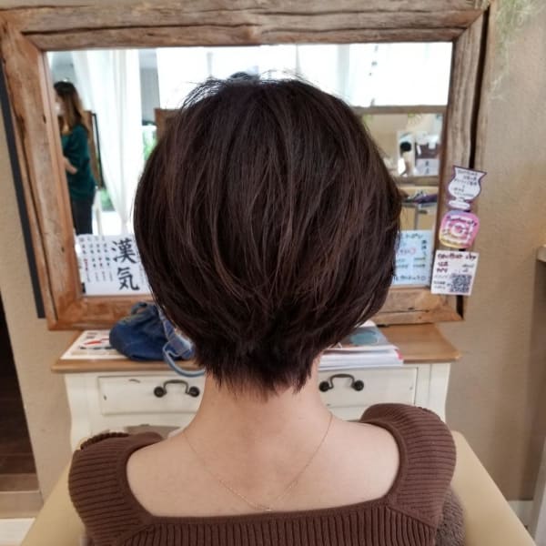 ショート×くせ毛