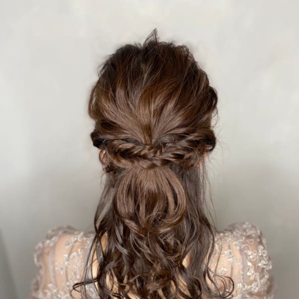 パーティー イベント ヘアセット 結婚式 ヘアアレンジ