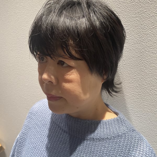 【オススメ順】50代～/ウルフ/ショートの髪型・ヘアスタイル 楽天ビューティ
