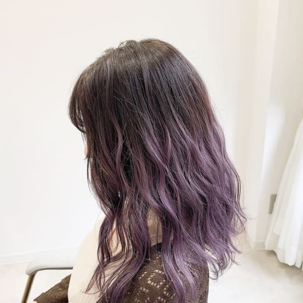 TAKUYA ラベンダーアッシュのグラデーションカラー