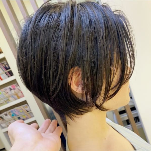 お手入れラクラク♪前髪長めクールショート