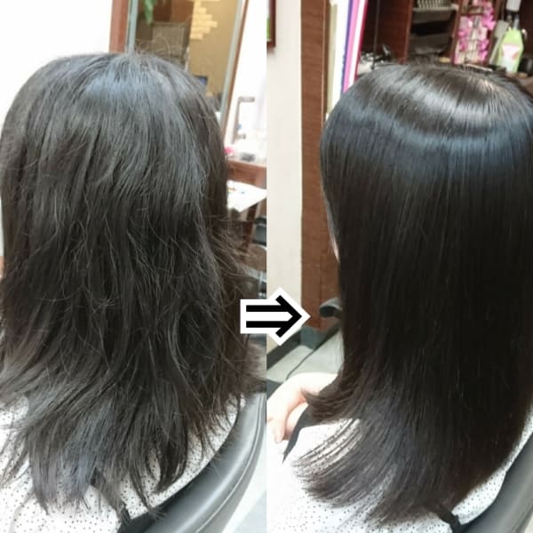 ベリー式ダブル還元縮毛矯正|HAIRPARK Verry