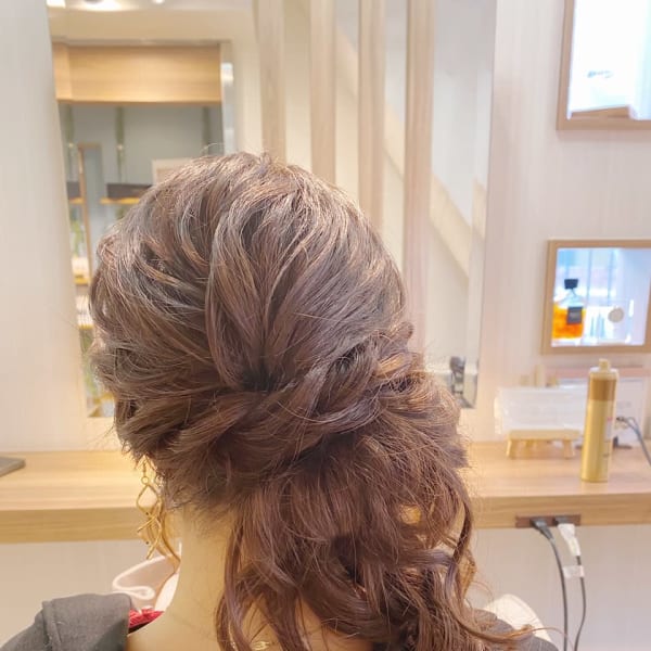 華やかサイドアップ