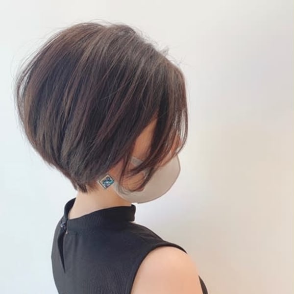 大人ショートボブ