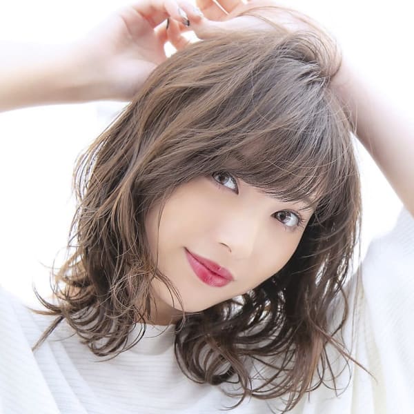 【Londcharme】アッシュブラウンおしゃれネオウルフ