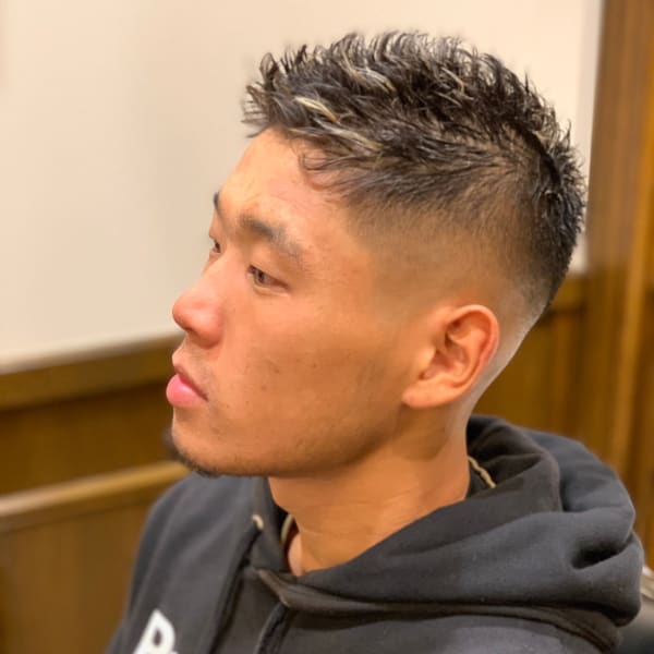 フェードショート<新橋/理容室/ヒロ銀座/バーバー>