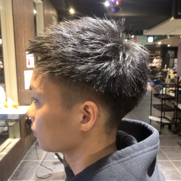 アップバングショート