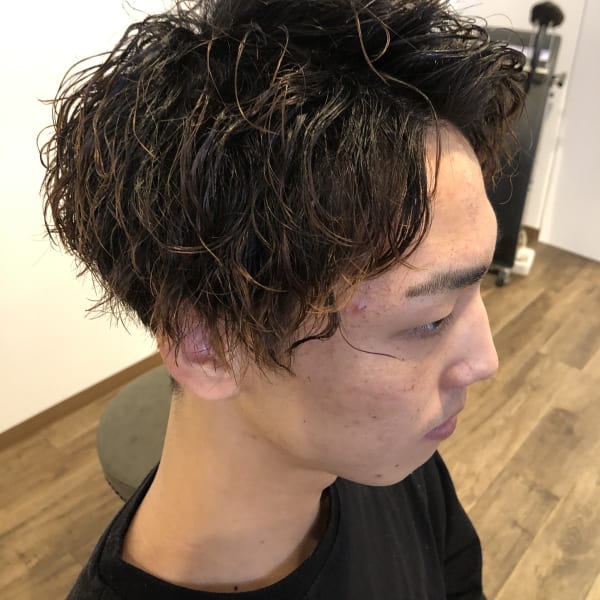 ツイスト強めツイストスパイラルパーマ