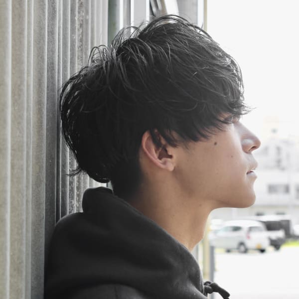 くしゃっとマッシュ|Men's Hair SPICE 鍋島