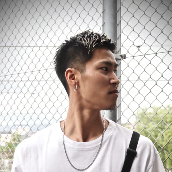 ソフトモヒカンベリーショート|Men's Hair SPICE 鍋島