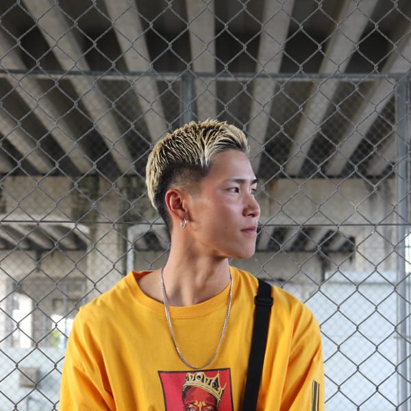 ハイトーン刈り上げショート|Men's Hair SPICE 鍋島