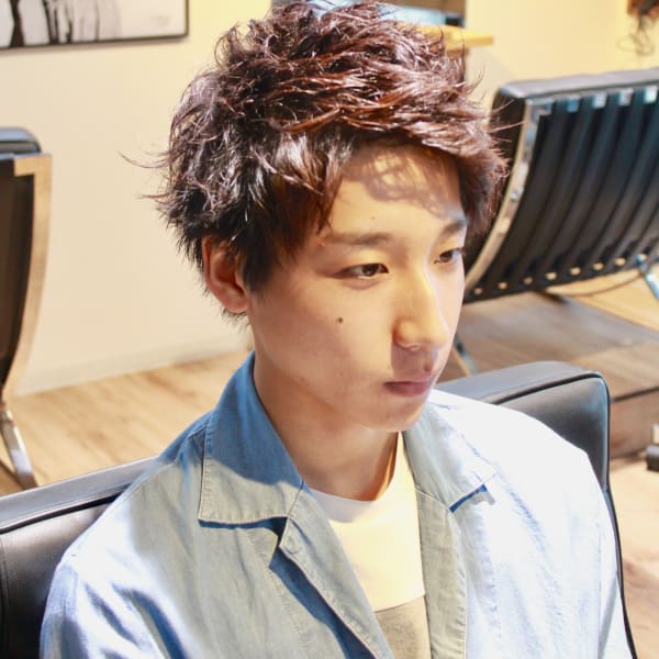 王道ハーフアップバングスタイル