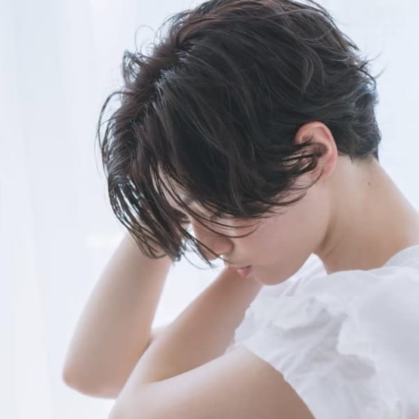 マニッシュショートボブ センターパート【平井】|liberate