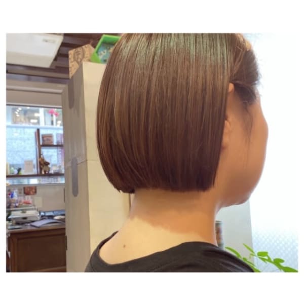 切りっぱなしボブ