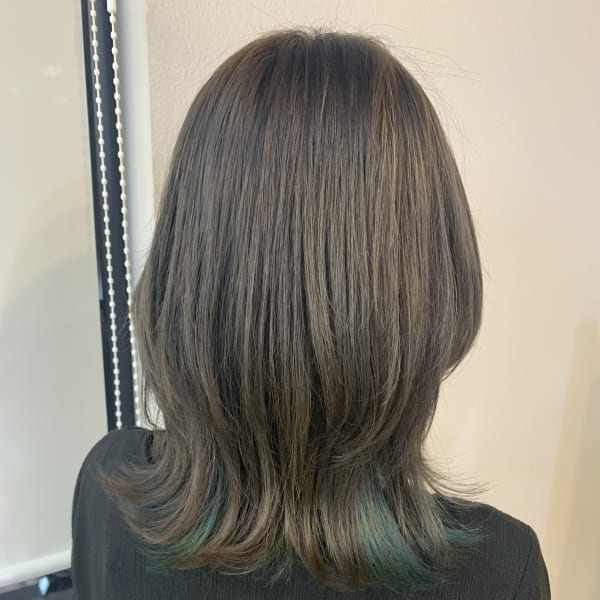 【山田】お客様スタイル☆くびれウルフインナーグリーン