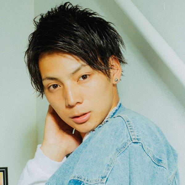 アップバングスタイル