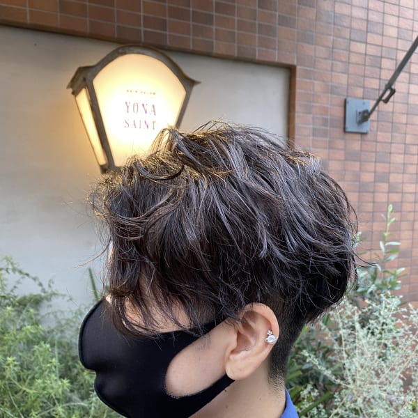 無造作ショートマッシュ