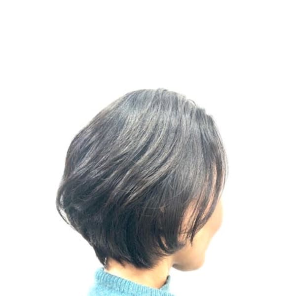 濡れ髪/ルーズヘア/無造作パーマ/ミディアム/ショートボブ