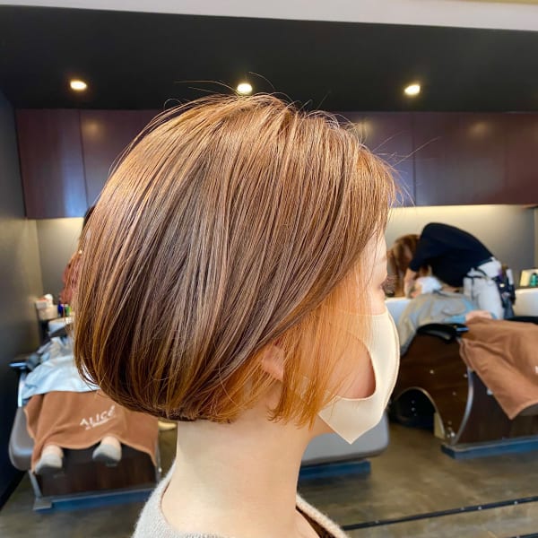 インナーカラーが可愛いミニボブ【s60】