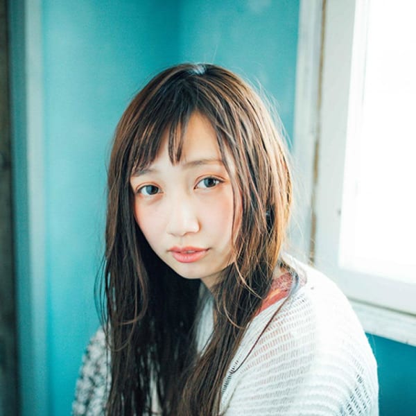 オン眉バング×ロング