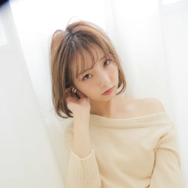 ナチュラルシースルーバングボブ|_WHITE 芦屋店（旧： LAND 芦屋店）