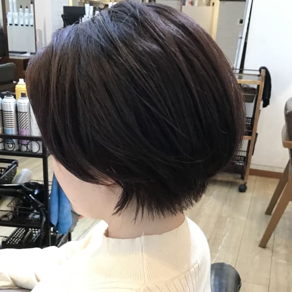 縮毛でショートボブ☆