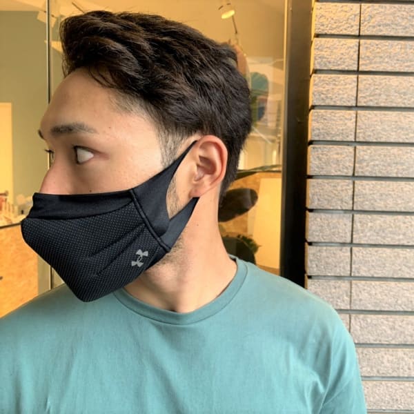 アップバング　メンズヘア　ナチュラル|OAK あざみ野店