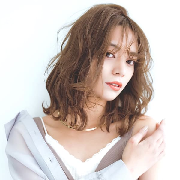 大人かわいい ラフヘア fizelle阿倍野ルシアス店