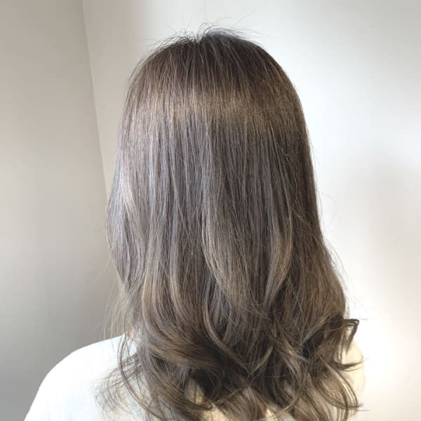 小顔/ミルクティー/ハイライトカラー【恵比寿】