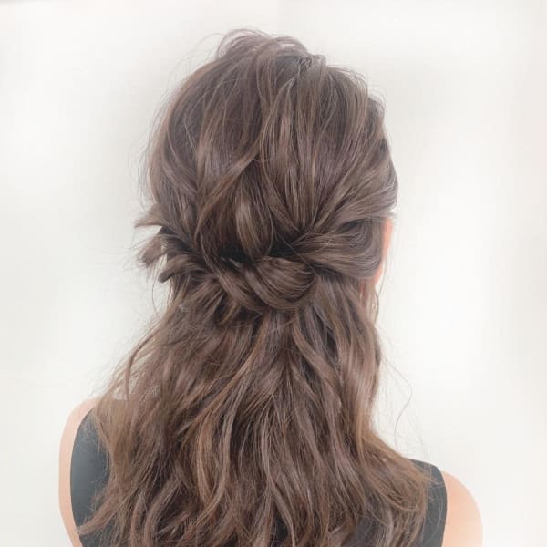 【ARIETTA GINZA2鎌田優子】ルーズハーフアップ