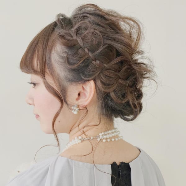 【ARIETTA GINZA2鎌田優子】四つ編みアレンジ