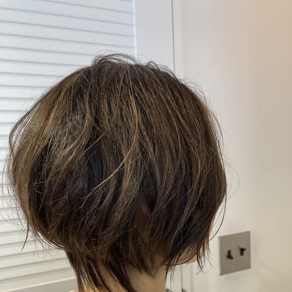 ナチュラル細ハイライト☆