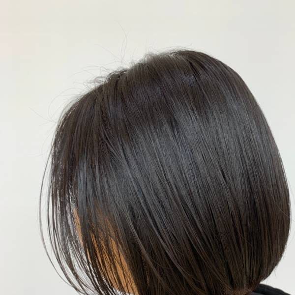 30代40代50代/黒髪/前下がり/小顔/ショートボブ/