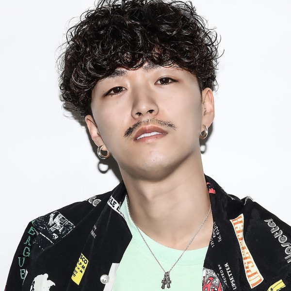 イケメンパーマ×ツーブロック