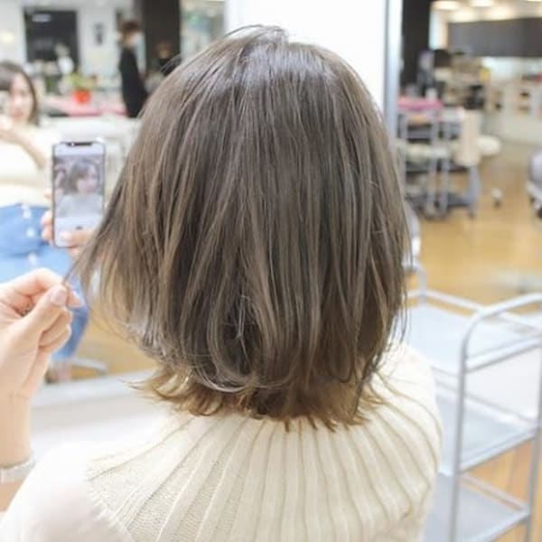 透明感up!アッシュ＆ミルクティーカラー☆|mariage 筑紫野