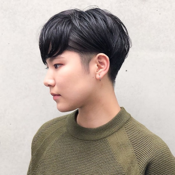 オススメ順 10代 ナチュラル マッシュ 黒髪の髪型 ヘアスタイル 楽天ビューティ