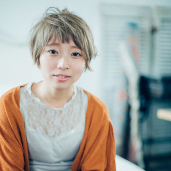 外国人風ハイトーンショート