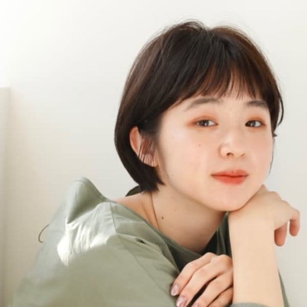 小顔フェミニンマッシュ