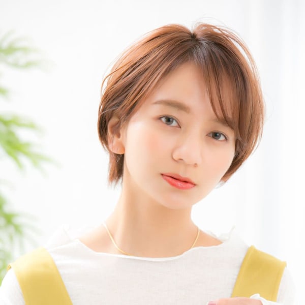 小顔丸みショートスタイル