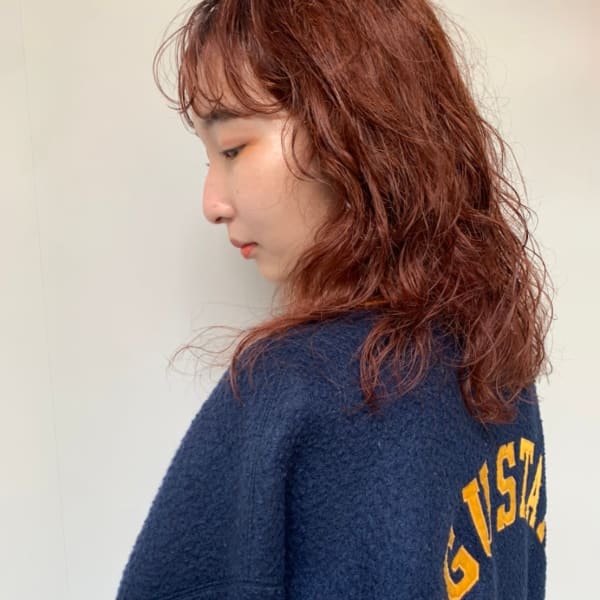 【CEINE＋】ラフカール/暖色/オレンジカラー【二子玉川】