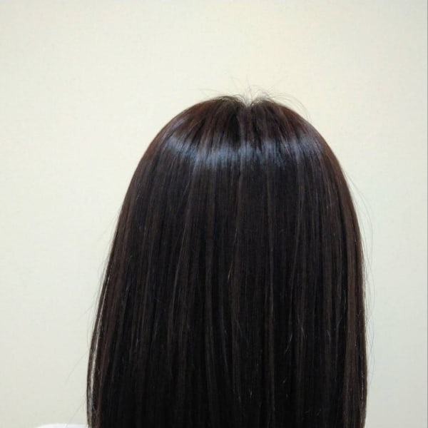 艶カラー+サラサラトリートメント