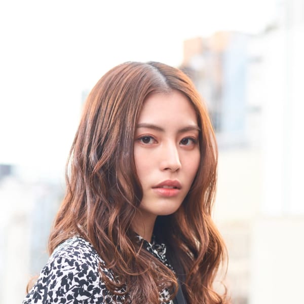 【センターパート×女神巻き】