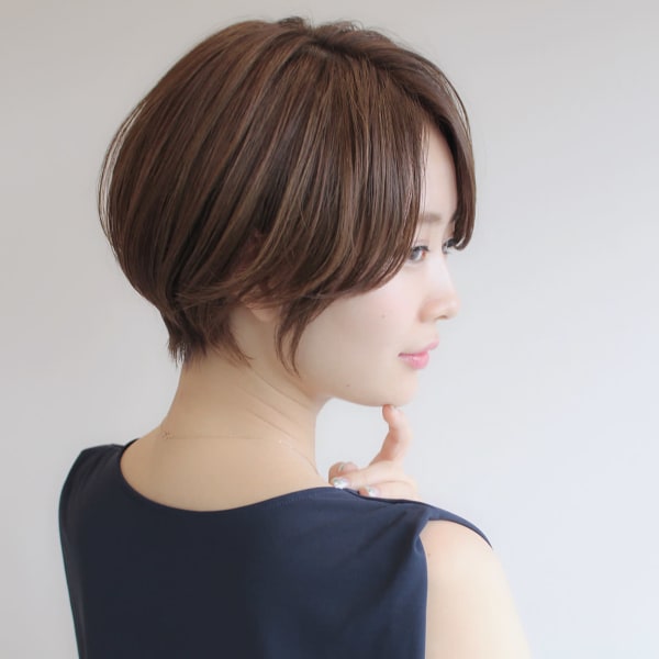 コロンと丸みショートで無敵の愛されフェイス